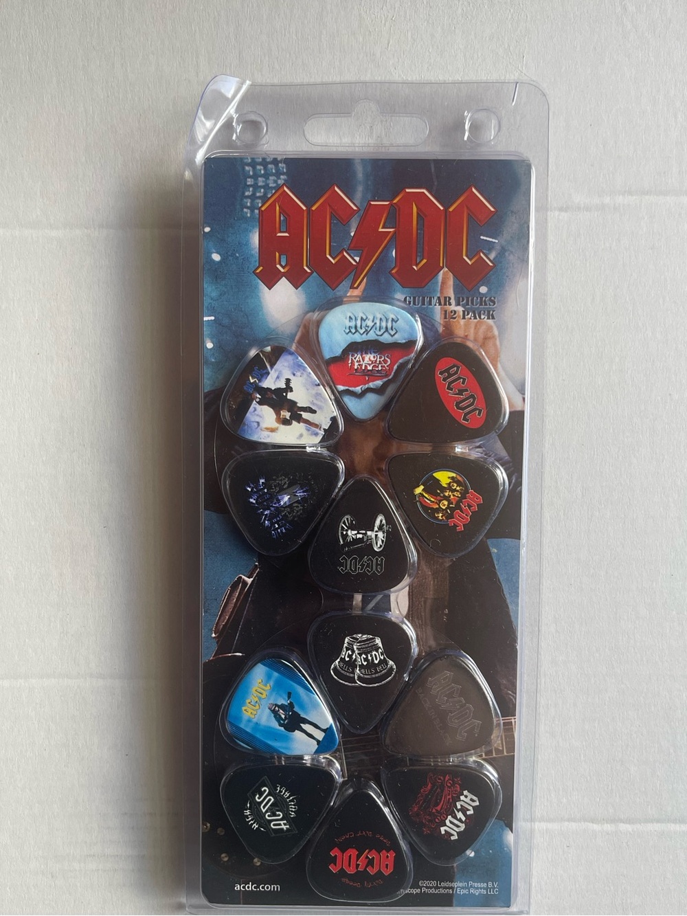 Guitar Picks 12 Pack - AC/DC